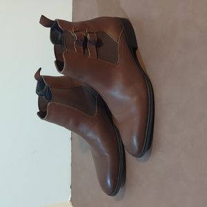 Alfani Rory Boots Double Buckle Brown Men Size  7.5 M